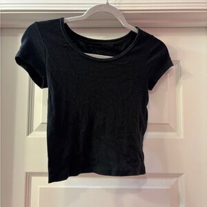 Brandy Melville Black Crop Top